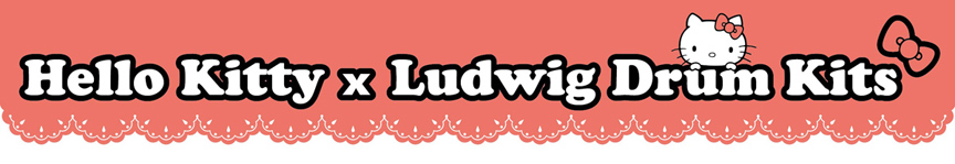 Hello Kitty x Ludwig Drum Kits