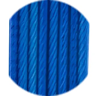 8B Blue coated Cable