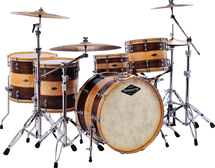 Stacked Solid Drum Sets