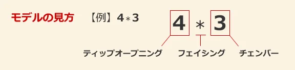 モデルの見方