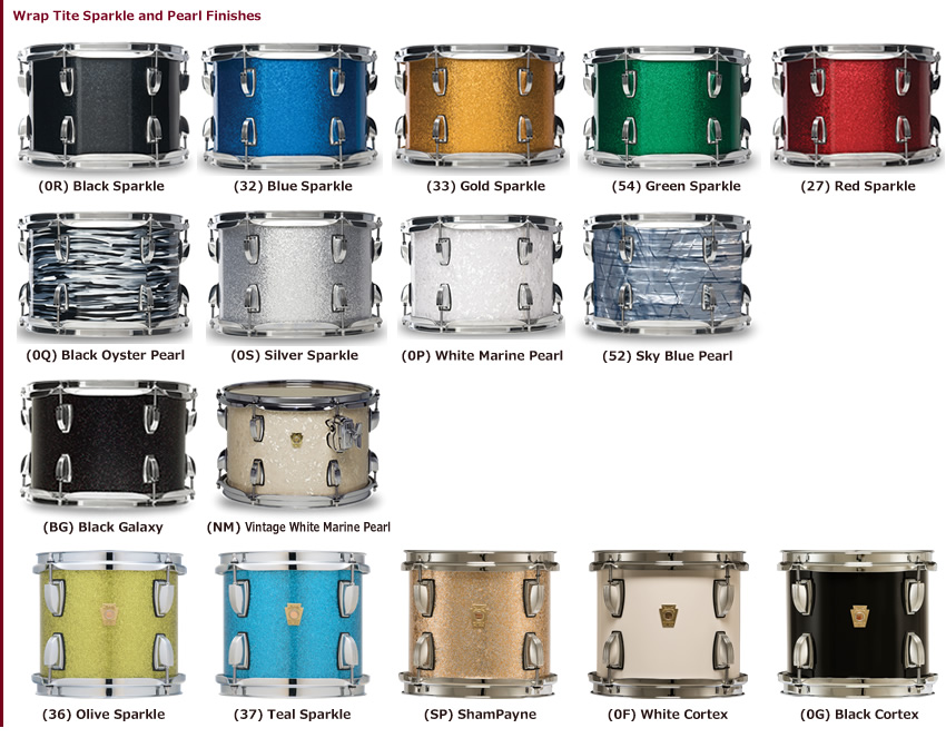 Wrap Tite Sparkle and Pearl Finishes Wrap Tite Sparkle and Pearl Finishes
