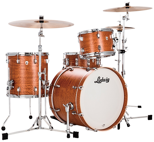 ラディック Ludwig スネアドラム ニューソニック 6.5×14インチ カラー：サテンウッド LS264XXB3 ドラム