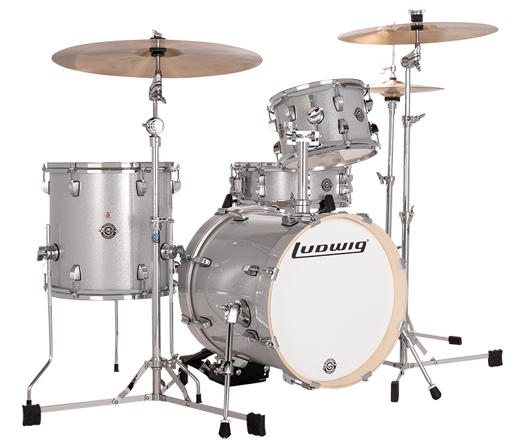 Ludwig BREAKBEATS@LC2797 Silver Sparkle