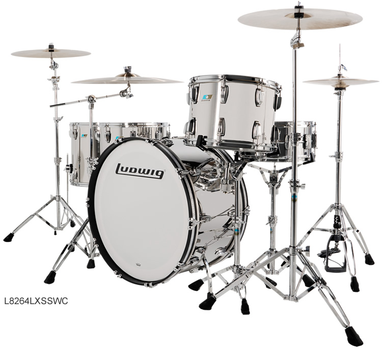 Ludwig 50th Anniversary of Stainless Steel ラディック ステンレス・スティール ドラムセット L8264LXSSWC ZEP SET シェルパック
