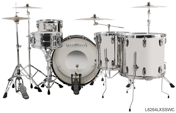 Ludwig 50th Anniversary of Stainless Steel ラディック ステンレス・スティール ドラムセット L8264LXSSWC ZEP SET シェルパック