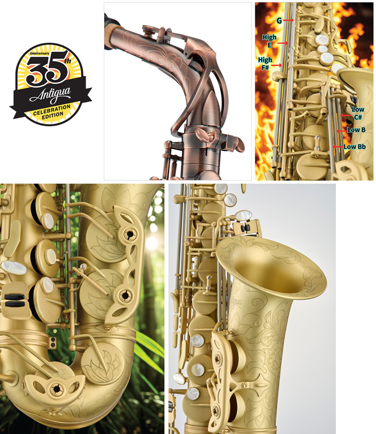 Antigua アンティグア 35th Anniversary Limited Edition 35周年記念パワーベル アルトサクソフォン テナーサクソフォン